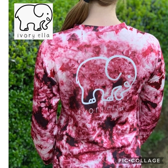 ivory ella Tops - Firm! Last chance! Ivory Ella tie dye t-shirt